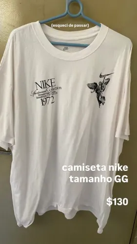 Camiseta Nike Tamanho Extra G