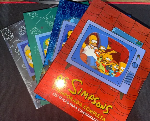 Box DVD Série Os Simpsons 1ª 2ª 4ª e 5ª Temporadas