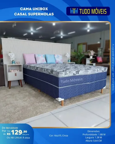 Cama Unibox Casal Supermolas