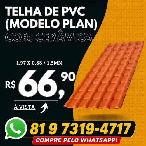 TELHAS DE PVC