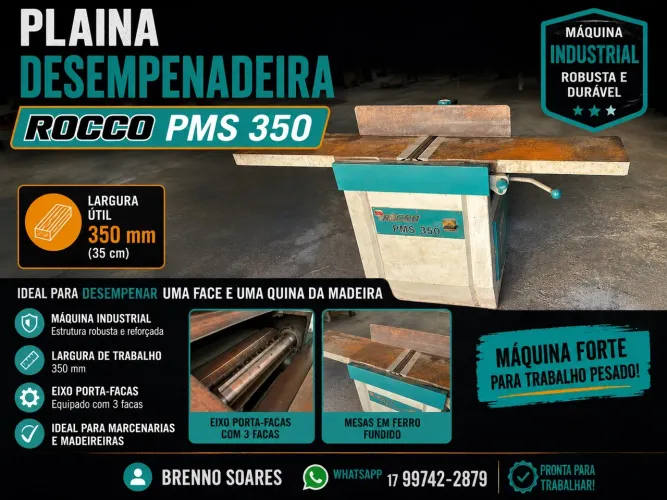 Desempenadeira Rocco 1,80 x 35