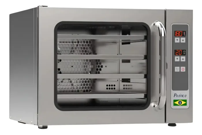 Forno de convecção industrial c/ vapor Prática