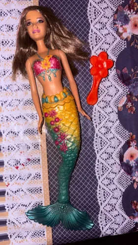 Barbie/Teresa Sereia Original Mattel (Morena) + Pente