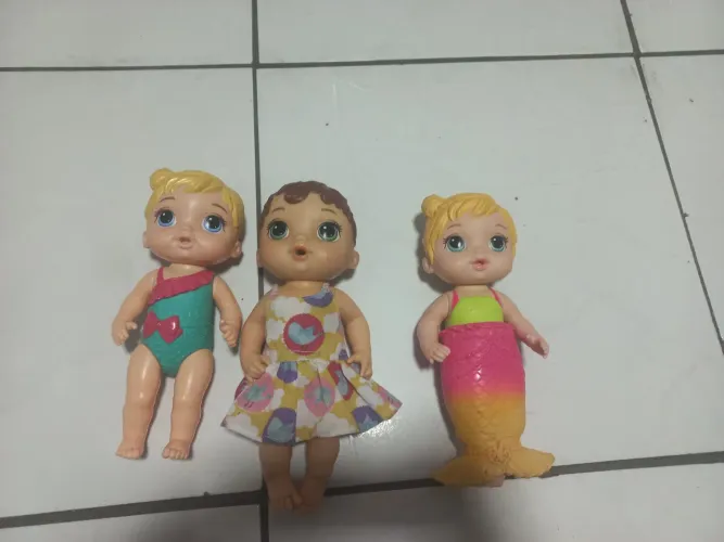 vendo lote de bonecas baby alive
