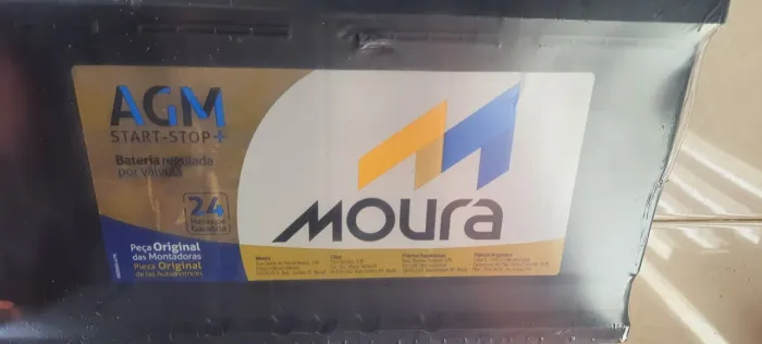 Baterias Automotivas 80 Amperes Moura Agm