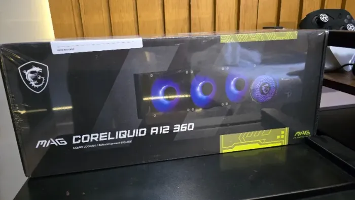 Water Cooler MSI MAG Coreliquid A12, ARGB, 360mm, Intel e AMD, Preto - CLA12360