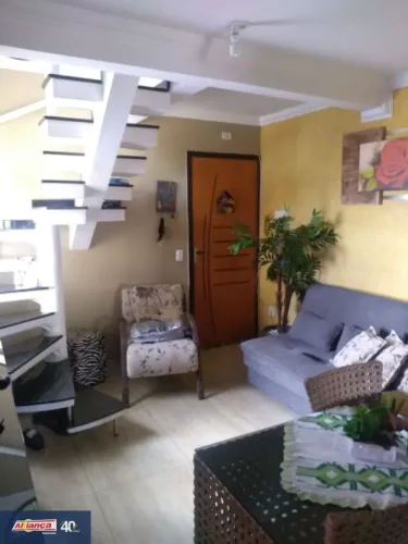 APARTAMENTO DUPLEX COM 2 QUARTOS, SENDO 1 SUÍTE À VENDA, 78m² - VILA NOVA BONSUCESSO - GUA