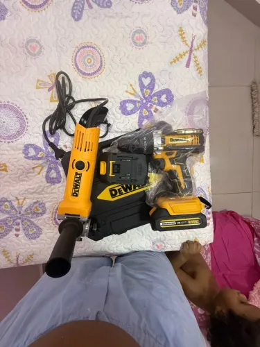 Kit parafusadeira furadeira e Esmerilhadeira 
