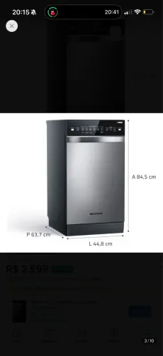 Lava louças Brastemp 10 serviços BLF10BR