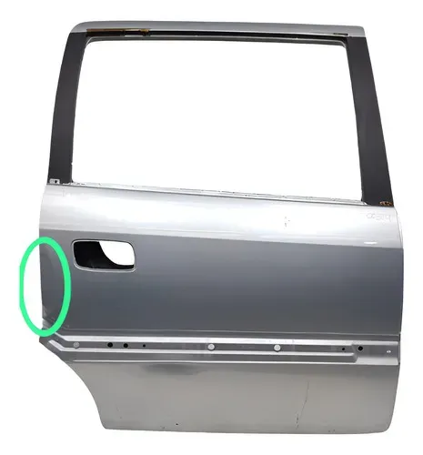 Porta Traseira Direita Zafira Prata C/detalhe 2001 2012 0864