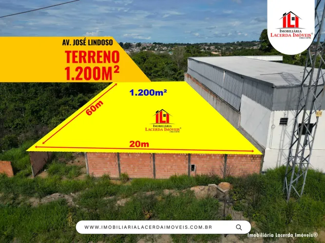 Terreno Comercial ou Residencial na Av. Gov. José Lindoso - 1.200m²
