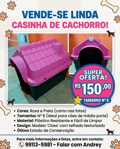 Vendo Casinha de cachorro