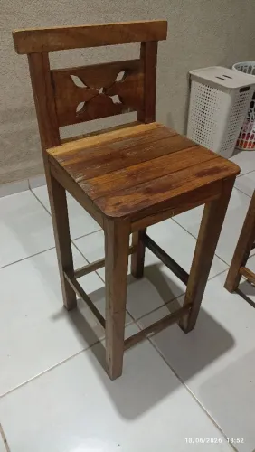 Banquetas Madeira de demolição