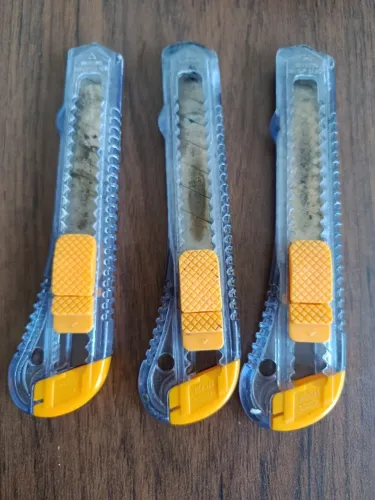 Lote com 11 Estiletes Largos Profissionais (18mm) - Desapego Estoque