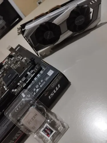 Kit Upgrade Gamer: Ryzen 5 4600G + GTX 1060 6GB + B450M Biostar