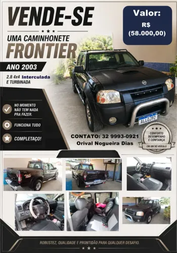 Nissan Frontier Se/se Strik/one CD 4X4 2.8 Dies 2004
