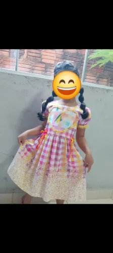 Vestido junino infantil
