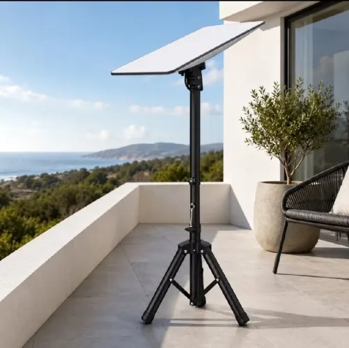 Suporte para Antena Starlink Mini Tripé Rotação 360°