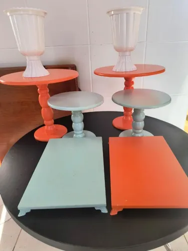 Kit bandejas e boleiras