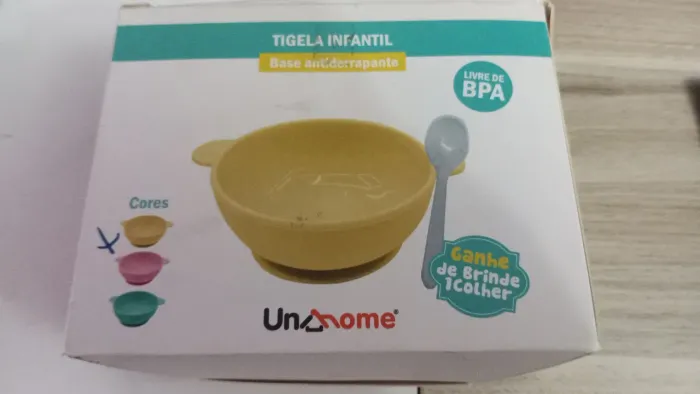 Pratinho para bebê.