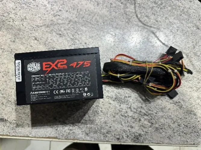 FONTE COOLER MASTER - 475W - FUNCIANDO PERFEITAMENTE