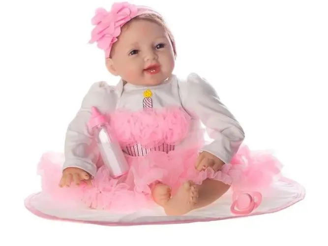 Boneca Bebê Reborn Realista Laura Baby Enchanted