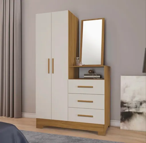 Comoda Sapateira acompanha espelho NT 5165 em mega oferta!