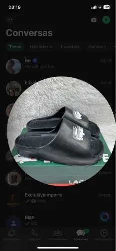 Chinelo Lacoste 40 ao 44