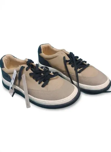 Tênis Osklen Hybrid Laces Nobuck Masc - Caqui/Preto - Tam 41 NOVO
