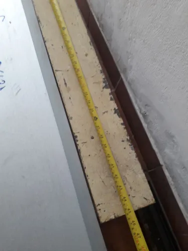 Viga de aco pedaço