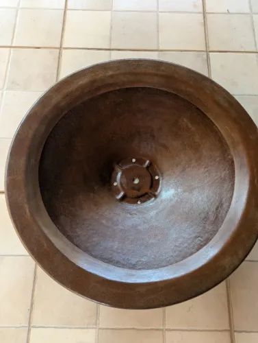 Vaso bacia para jardinagem