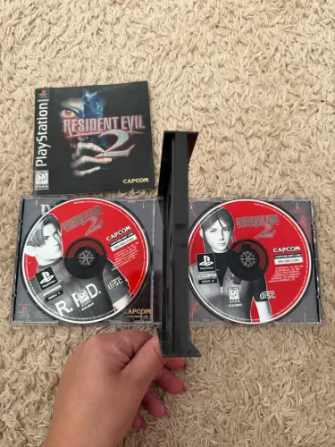 Jogo ps1 residente ivil 2 - original - 