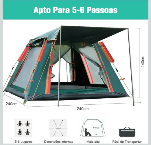 Barraca NOVA em 6x sem juros