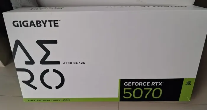 RTX 5070 12GB Gigabyte Aero - NF e garantia até 01/2030 (4 anos)