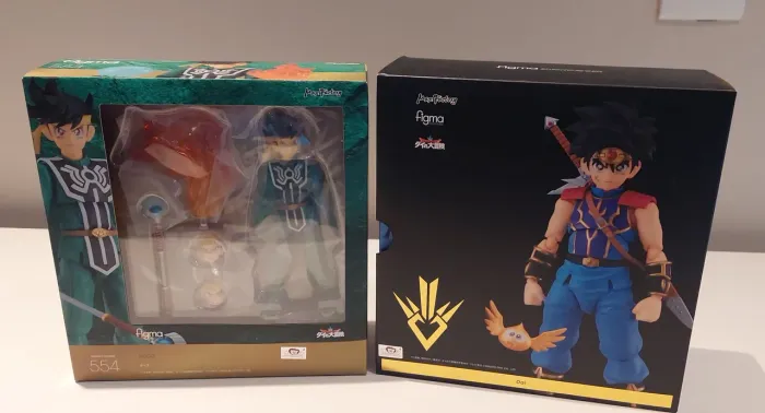 Figma Dai e Pobb (Dragon Quest/Fly) action figures