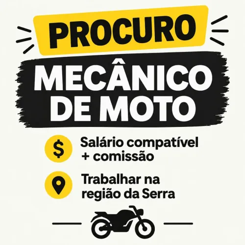 Procuro Mecânico de Moto