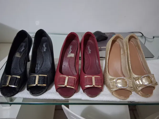Vendo sapatos feminino usados, número 35
