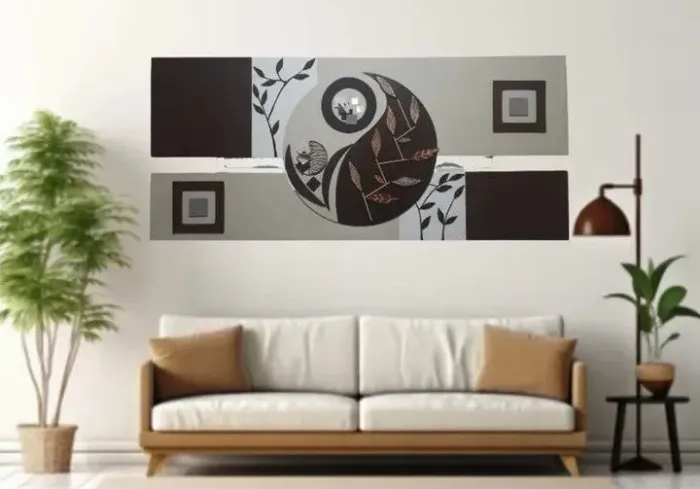Quadros abstrato moderno decor 