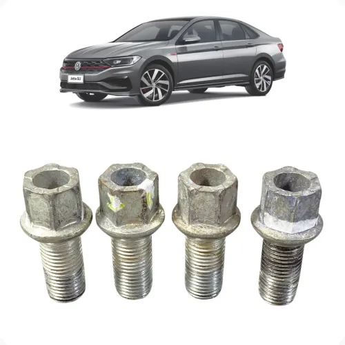 Jogo 4 Parafuso Roda Volkswagen Spacefox Msi 2017 17mm