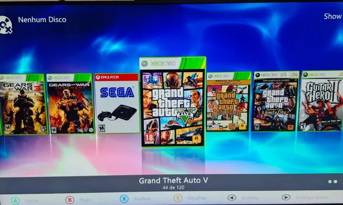 HD externo com jogos para X-box 360 SERVE NOS TRAVADOS