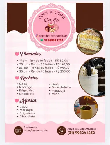 Bolos para todas ocasiões!!!! 