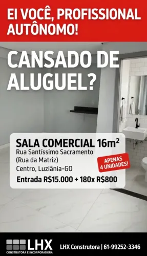 Vendo sala comercial