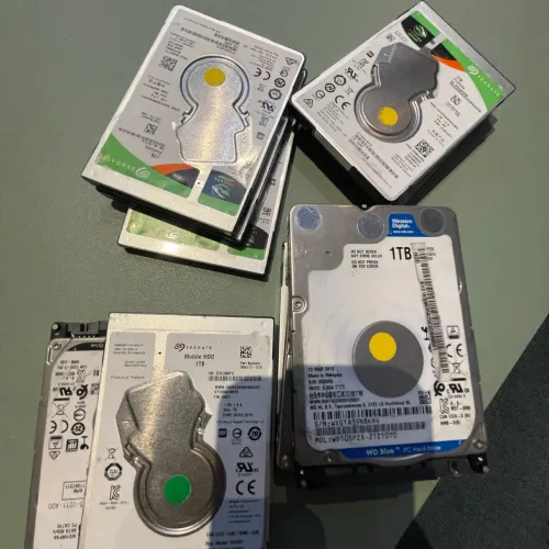 Lote 13 hds 1TB notebook