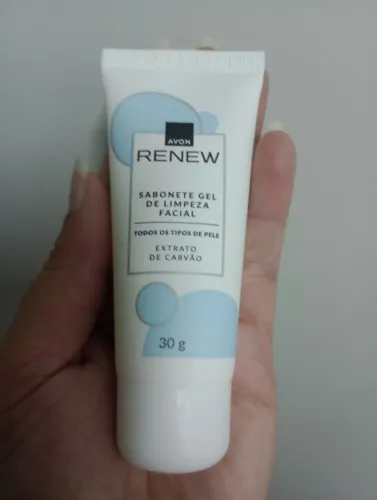 Sabonete gel de limpeza facial renew Avon