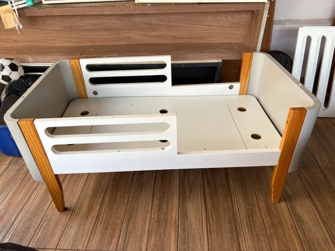 Berço BO Cia. do móvel 3 em 1 mini cama - até 7 anos 