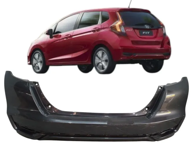 Parachoque Traseiro Honda Fit 2018 A 2022 Original