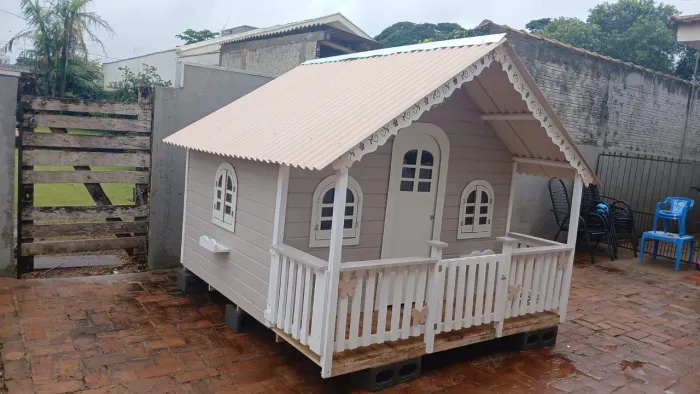 Casinha para quintal infantil