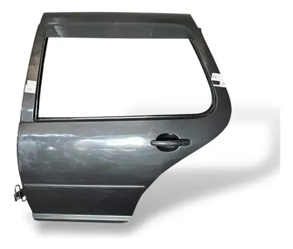 Porta Traseira Esquerda Pelada Vw Golf 2000 2006 Traseira Esquerda Preto