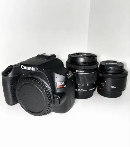 Canon EOS Rebel SL3 + 18-55mm + 50mm f/1.8 | Pouquíssimo uso