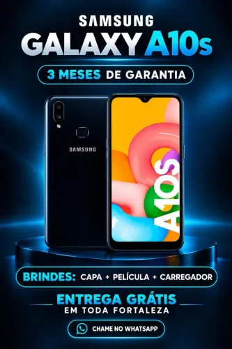 SAMSUNG GALAXY A 10S IMPECÁVEL E COM 3 MESES DE GARANTIA PELA NOSSA LOJA.